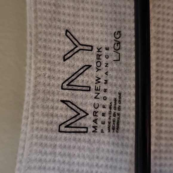 Marc New York Performance Draped Asymmetrical Thermal Tunic Top - White/Cream - Picture 3 of 6